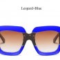 New Arrival Women Square Luxury Sunglasses Oversize rayed Unique Clear Female Sun Glass Eyeglasses B
