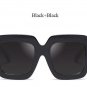 New Arrival Women Square Luxury Sunglasses Oversize rayed Unique Clear Female Sun Glass Eyeglasses B