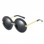 Fashion Vintage Oversized Sunglasses Round Retro Sun Glasses For Women Steampunk 2018 Designer Goggl