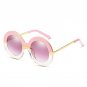 Fashion Vintage Oversized Sunglasses Round Retro Sun Glasses For Women Steampunk 2018 Designer Goggl