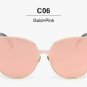 Fashion Cool Hip Hop Oversized Mirror Pink Sunglasses Cat Eye Women Men Sunglasses Female Shades Hip