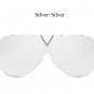 Hot New Arrival Women Brand Designer Men Luxury Mirror Sunglass V Oversize Clear Female 2018 Sun Gla