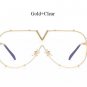 Hot New Arrival Women Brand Designer Men Luxury Mirror Sunglass V Oversize Clear Female 2018 Sun Gla