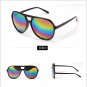 Twin Beam Womens Sunglasses Vintage Bif Sun Glasses For Men Mirror Glasses Oversized SunglasEs Femal