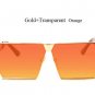 Big Fashion Brand Designer 2017 New Square Sunglasses Men Women Mirror Sun glasses Lady Flat Oversi