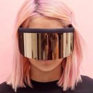 Oversized Sunglasses Women Brand Designer Super Big Frame Sun Glasses For Womens Gold Retro Woman Su