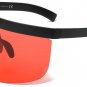 Oversized Sunglasses Women Brand Designer Super Big Frame Sun Glasses For Womens Gold Retro Woman Su
