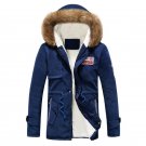 Parka Men Coats Winter Jacket Men Slim Thicken Fur Hooded Outwear Warm Coat Top Brand Clothing Casua