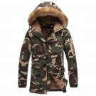 2017 Men Jacket Winter Casual Coat Men Plus Size Winter Coat Army Green Jacket Men Thick Warm Fashio