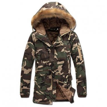 2017 Men Jacket Winter Casual Coat Men Plus Size Winter Coat Army Green Jacket Men Thick Warm Fashio