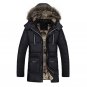 Selling winter men\'s down jacket warm men\'s Coat plus velvet hooded Overcoat clothing Cotton jacke