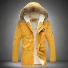 2017 New Winter Coats Parkas Jacket Men Hooded Thick Warm Fur Collar Outwear Plus Size M-3XL 4XL 5XL