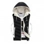 4XL Plus Size Lover\'s Vest 2017 Winter Men Sleeveless Vest Jacket Coat Male Hooded Vests Cotton Pad