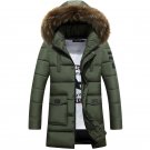 2017 Parka Men Cotton Thick Cotton Jacket New Long Winter  Parkas Warm Fashion Business Cotton Jacke
