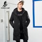 Pioneer Camp waterproof warm winter jacket men brand clothing long thick coat male quality hooded sp