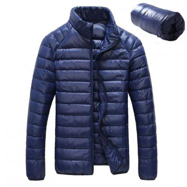 2017 New Men Winter Jacket Ultra Light 90% White Duck Down Jackets Casual Portable Winter Coat for M