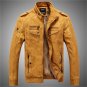 Male Motorcycle Fashion Leather Jacket Men Winter Pilot Leather Jackets And Coats Biker Mantel Mens