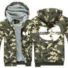 Wu Tang Symbol Hoodie Camouflage Winter Coat  Pattern Thicken Fleece US Plus Size
