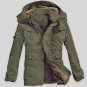 Winter Thick New Fashion Brand Men warm Fleece Hooded Jacket Coats Long Overcoat Cotton Jackets Mens