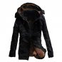 Winter Thick New Fashion Brand Men warm Fleece Hooded Jacket Coats Long Overcoat Cotton Jackets Mens