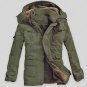 Winter Thick New Fashion Brand Men warm Fleece Hooded Jacket Coats Long Overcoat Cotton Jackets Mens
