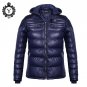 COUTUDI New Arrival Winter Coat Men Warm Waterproof Parka Coffee PU Leather Jacket Casual Puffer Jac