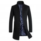 2017 Hot autumn and winter men\'s jacket coat Business jacket overcoat Windbreaker Solid color Slim 