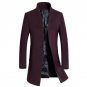 2017 Hot autumn and winter men\'s jacket coat Business jacket overcoat Windbreaker Solid color Slim 