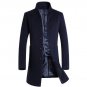 2017 Hot autumn and winter men\'s jacket coat Business jacket overcoat Windbreaker Solid color Slim 
