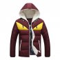 2017 New Winter Jacket Men Coat Cotton Padded Jackets Fashion England Hooded Patchwork Plus Velvet W