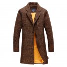 2016 autumn and winter New style Men\'s fashion leisure Long style trench coat Men\'s jackets Free s