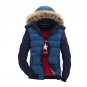 Winter Jacket Men 2017 Cotton Padded Warm Thicken Short Jacket Coat Clothing Stand Collar Male Solid