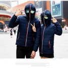 Winter Jackets Men Parkas with Glasses Padded Hooded Coat Mens Warm Camperas Children Windproof Quil