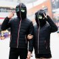 Winter Jackets Men Parkas with Glasses Padded Hooded Coat Mens Warm Camperas Children Windproof Quil