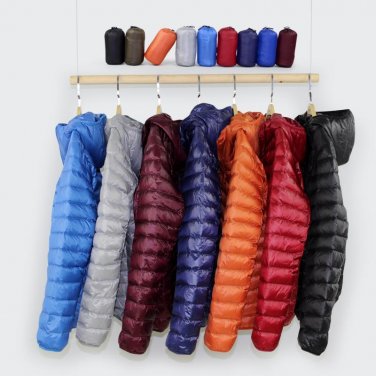 2017 New Casual Men Down Jackets Winter Men Jackets Ultra Light White Duck Down Coats Winter Jackets