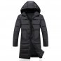 Winter Men Jacket 2017 Brand Casual Mens Jackets Thick Parka Coats Men Cotton Jacket Solid Long Styl