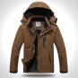 Men\'s Winter Jackets Fleece Warm Windproof Outerwears Thermal Hooded Coats Women Waterproof Brand M