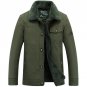 Fleece WINTER MEN COATS BIG SIZE XXXXL THIN REGULAR CASUAL FASHION SOLID COTTON ZIPPER BUTTONS 2017