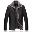 Men leather Jacket 2017 Winter Jackets Clothes Long Casual Thick Faux Fur mens brand leather jackets