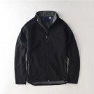 Timmiury Winter Mens Outerwear jackets Waterproof Embroidery Fleece Overcoats Black/Blue/Red S/M/L/X