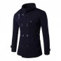 British Style Winter Coat Men 2017 Brand New Double Breasted Trench Coat Mens Casual Slim Fit Overco