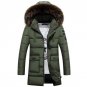 2017 New Fashion Winter Coat Men Warm Down Male Hooded Long Thickening Down Cotton Jackets Outwear C