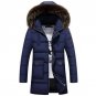2017 New Fashion Winter Coat Men Warm Down Male Hooded Long Thickening Down Cotton Jackets Outwear C