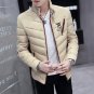 2017 Brand new winter and Autumn coat men stand-up collar youth male students wear cotton men\'s war