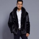 Jacket Men Faux Fur Coat Mens Winter Jacket Casual Slim Outerwear Fourrure Men Jackets Warm Coats Ja