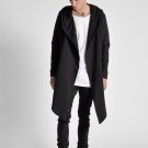 New Winter Trench Coat Men Long Trench Slim Fit Overcoat High Quality Coats hoody Fashion balck Tren
