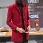5 colors Winter men\'s tops clothing brand fashion windbreaker coat new 2017 casual woolen overcoat