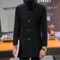 5 colors Winter men\'s tops clothing brand fashion windbreaker coat new 2017 casual woolen overcoat