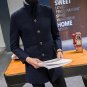 5 colors Winter men\'s tops clothing brand fashion windbreaker coat new 2017 casual woolen overcoat