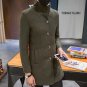 5 colors Winter men\'s tops clothing brand fashion windbreaker coat new 2017 casual woolen overcoat